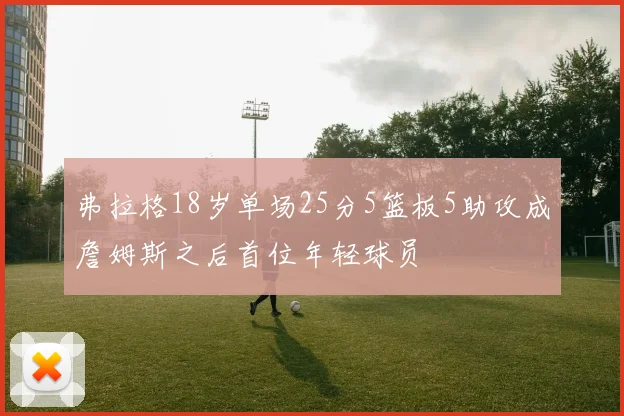 弗拉格18岁单场25分5篮板5助攻成詹姆斯之后首位年轻球员